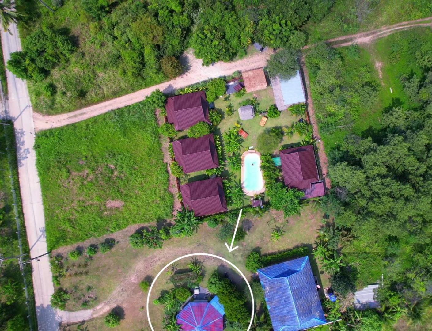 メナムビーチ Samui Blue Bird Bed & Breakfast エクステリア 写真