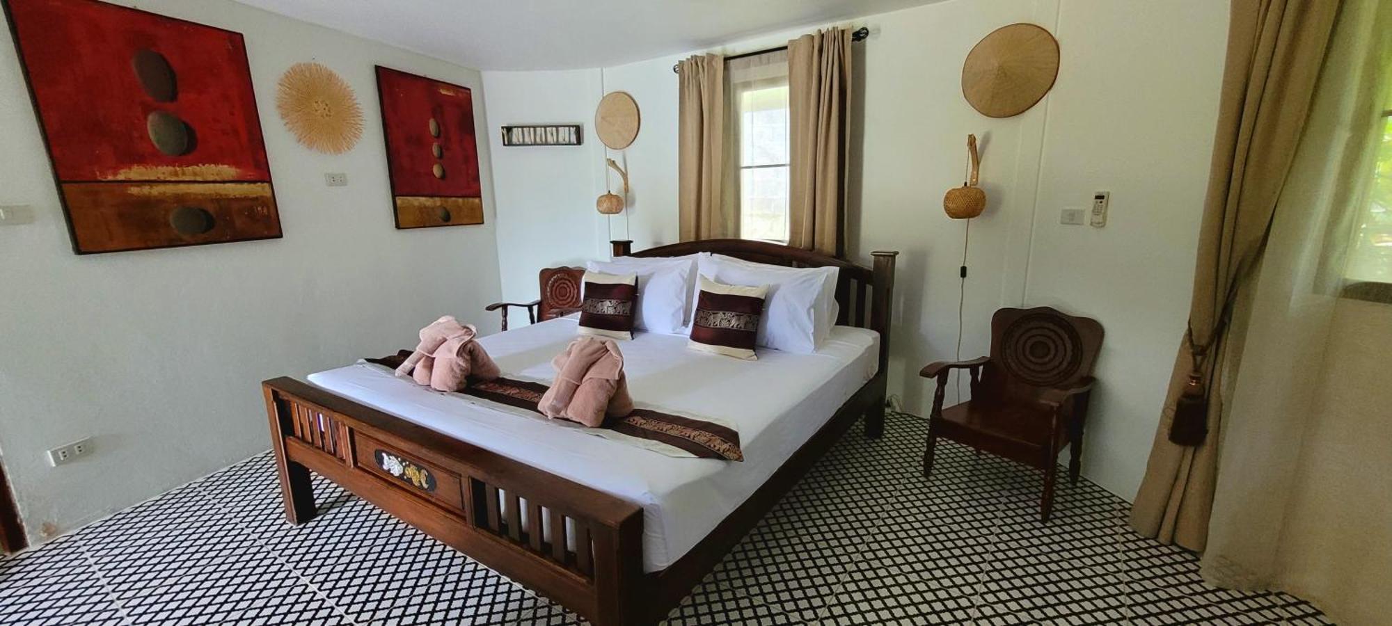 メナムビーチ Samui Blue Bird Bed & Breakfast エクステリア 写真